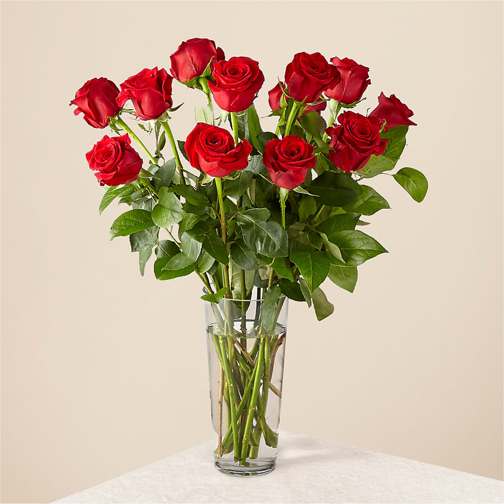 Long Stem Red Rose Bouquet – Hilltop Florist Llc, Stanford KY