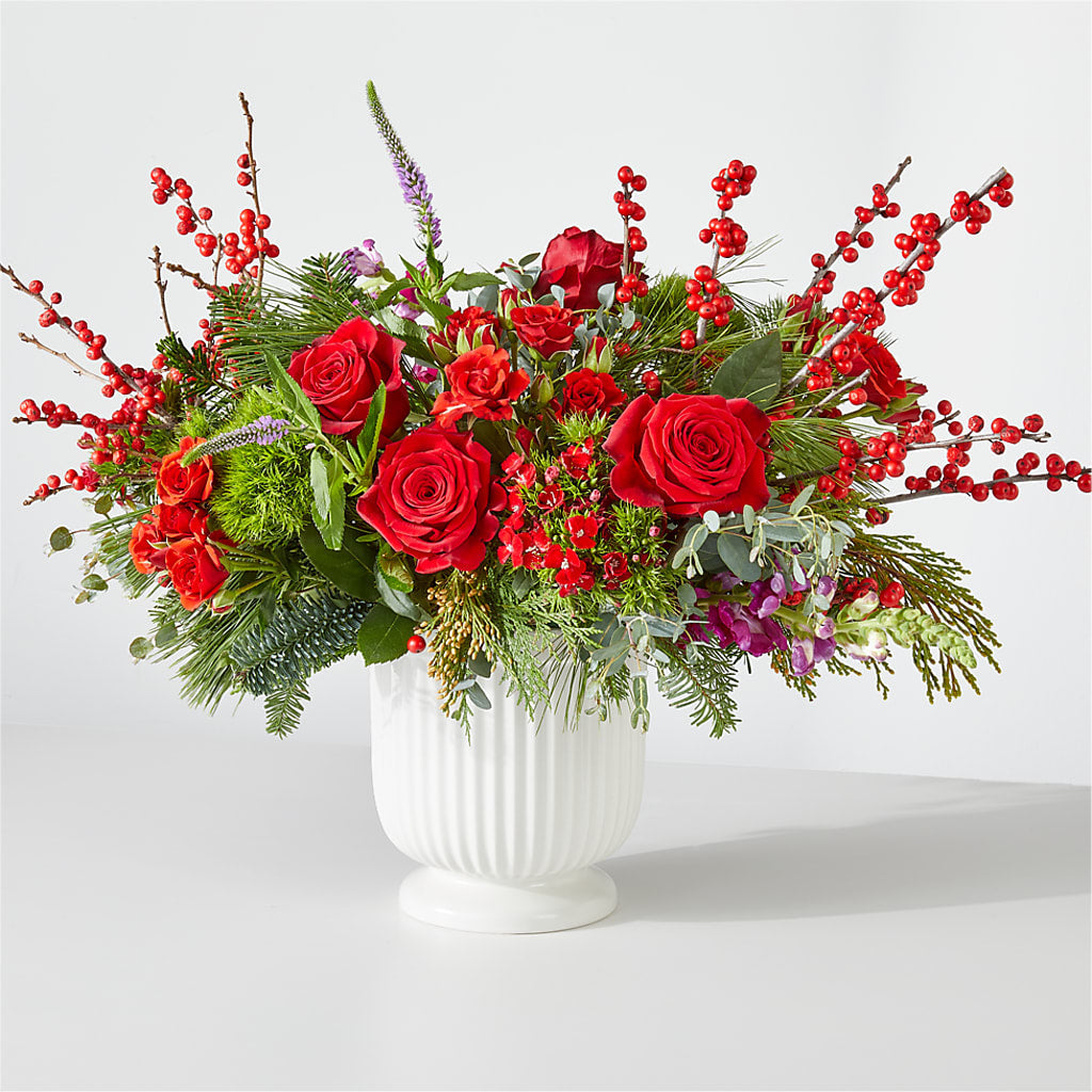 Big Red Bow Bouquet – Hilltop Florist Llc, Stanford KY