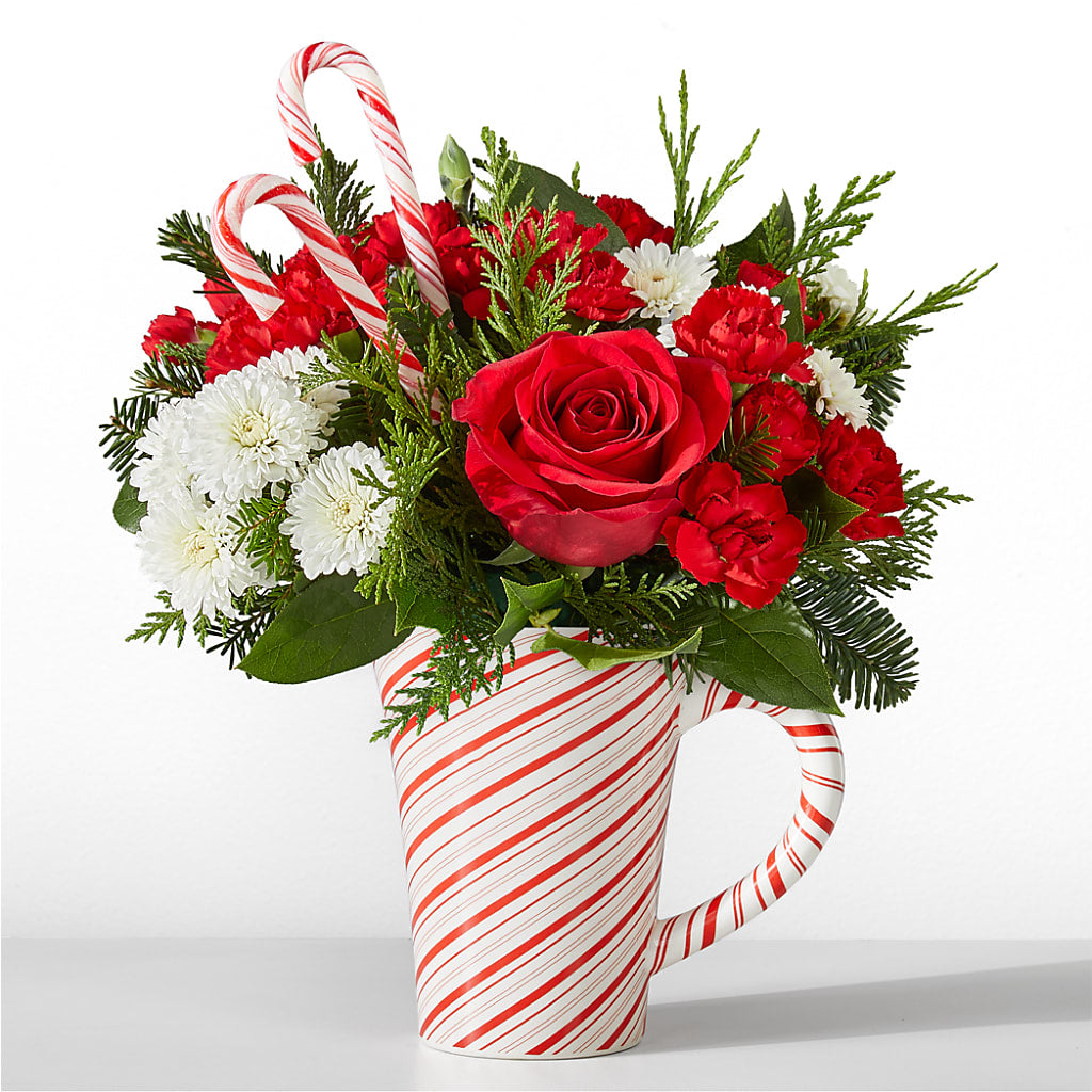 Peppermint Swirl Mug – Hilltop Florist Llc, Stanford KY
