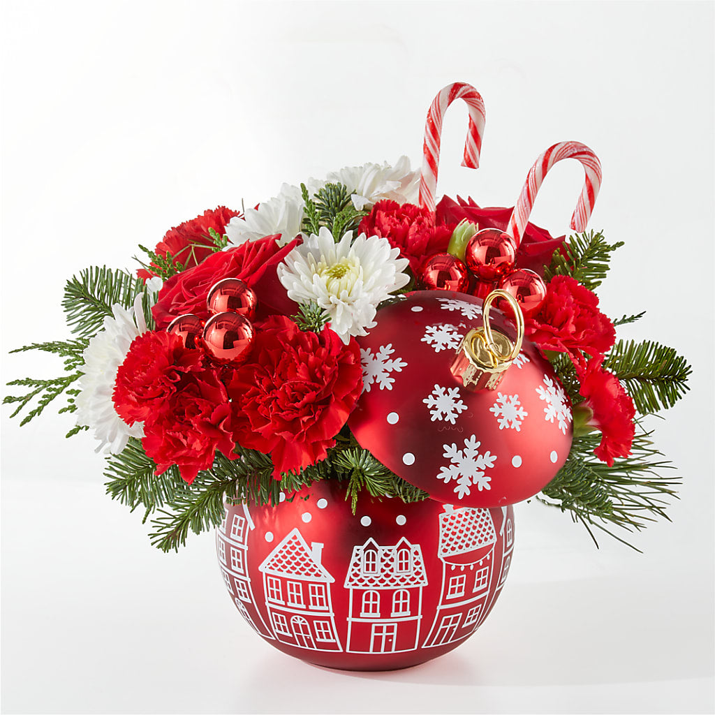 Cheer in the Air Ornament – Hilltop Florist Llc, Stanford KY