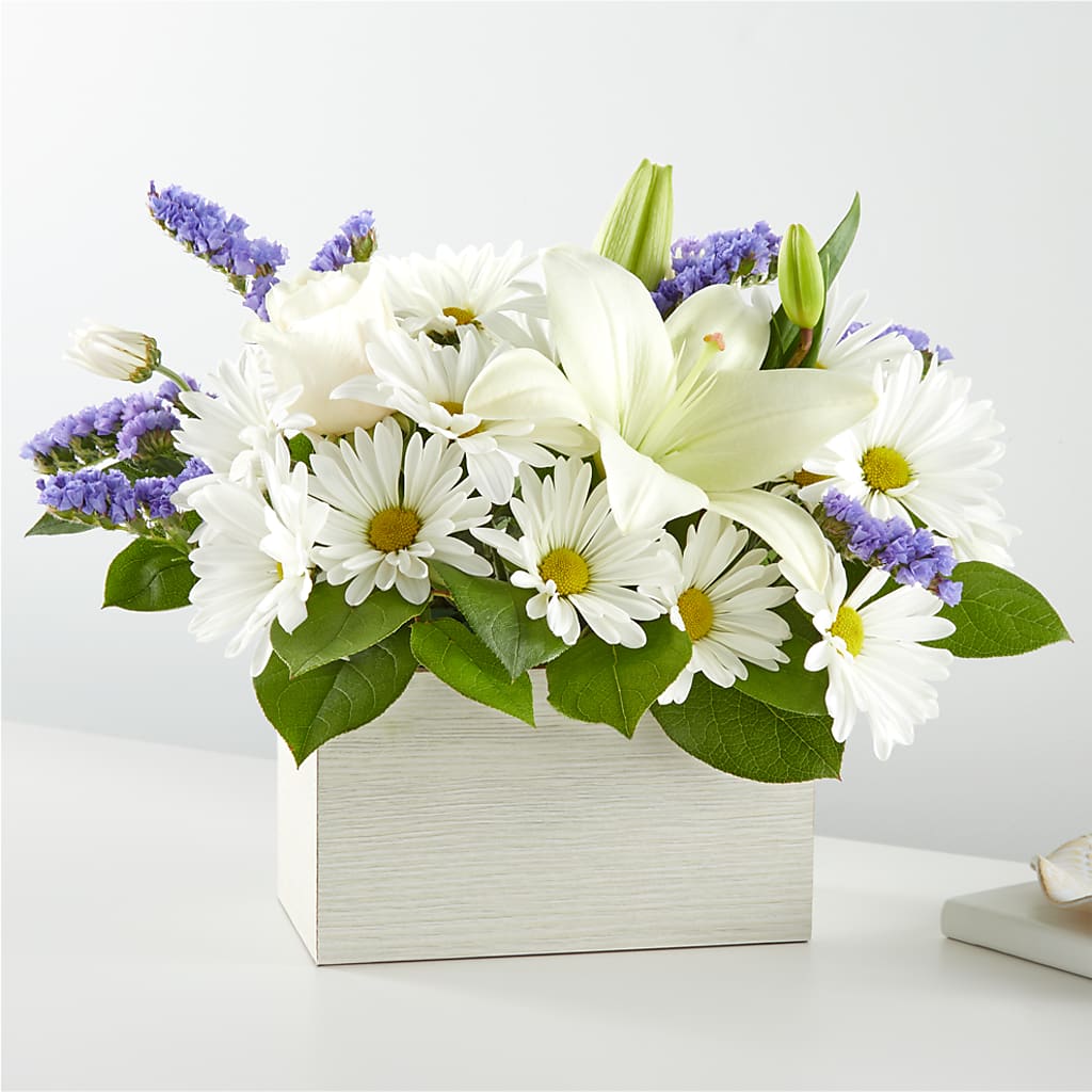 Beyond Blue Box Bouquet – Hilltop Florist Llc, Stanford KY