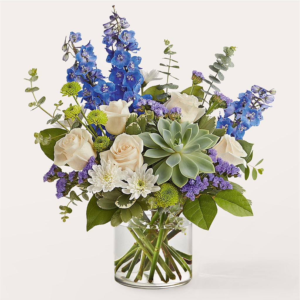 Cerulean Waves Bouquet – Hilltop Florist Llc, Stanford KY