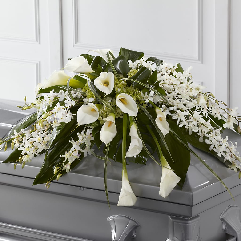 Angel Wings Casket Spray – Hilltop Florist Llc, Stanford KY