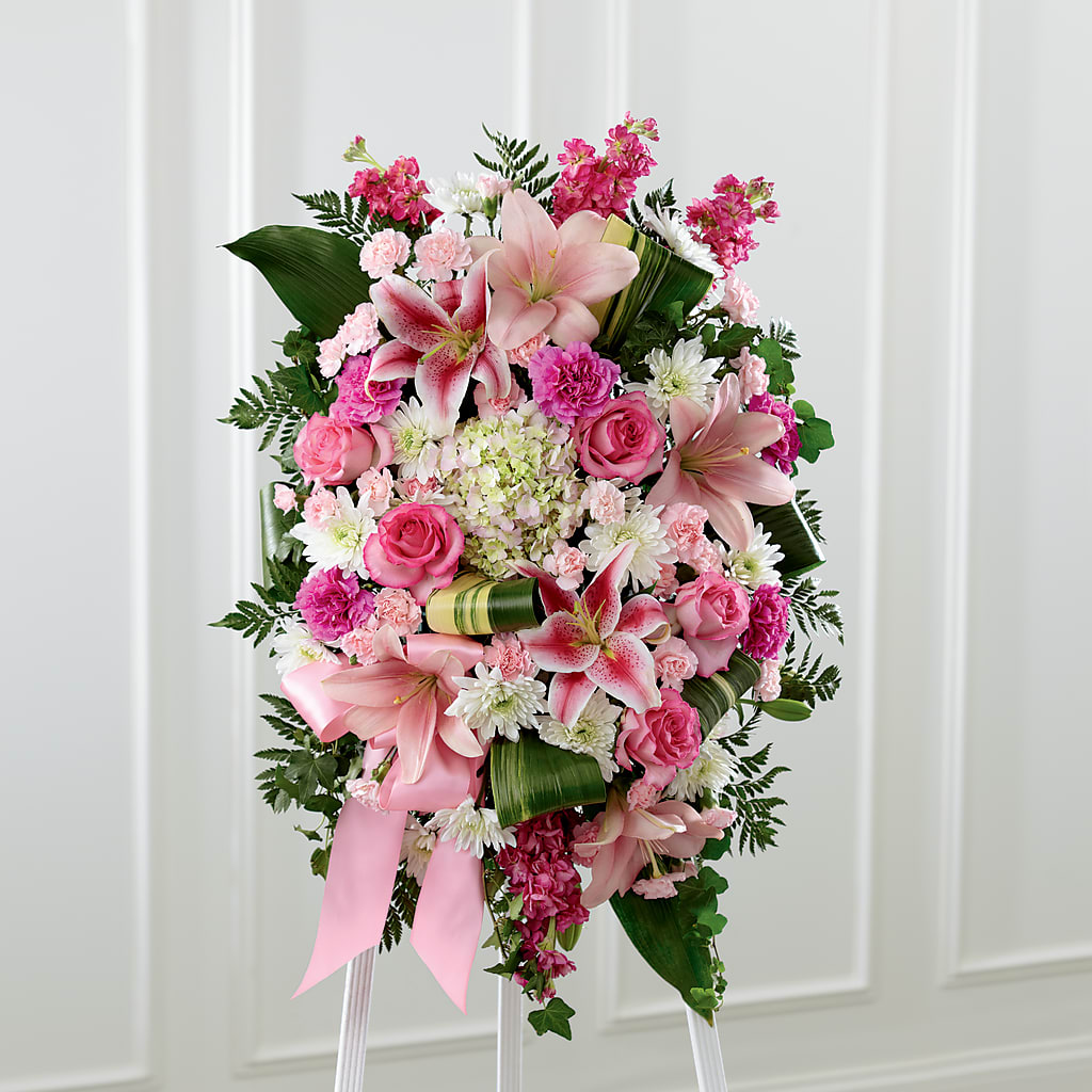 Comforting Standing Spray – Hilltop Florist Llc, Stanford KY