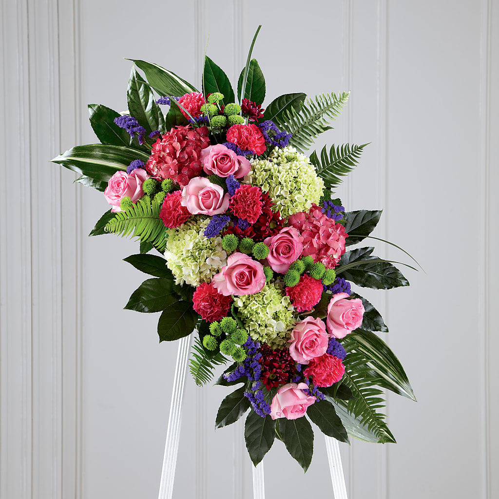 Refreshing Mix Standing Spray – Hilltop Florist Llc, Stanford KY
