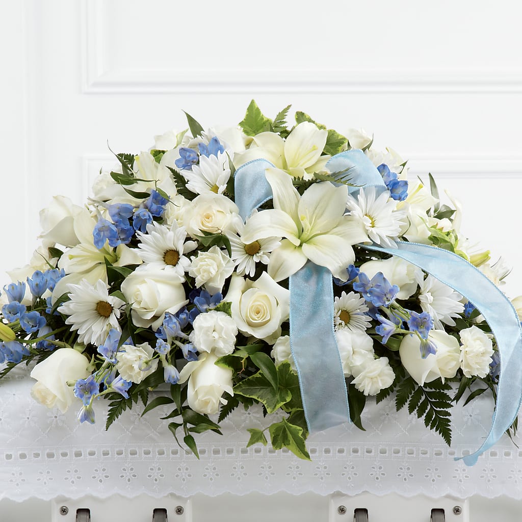 Tender Treasure Casket Spray – Hilltop Florist Llc, Stanford KY