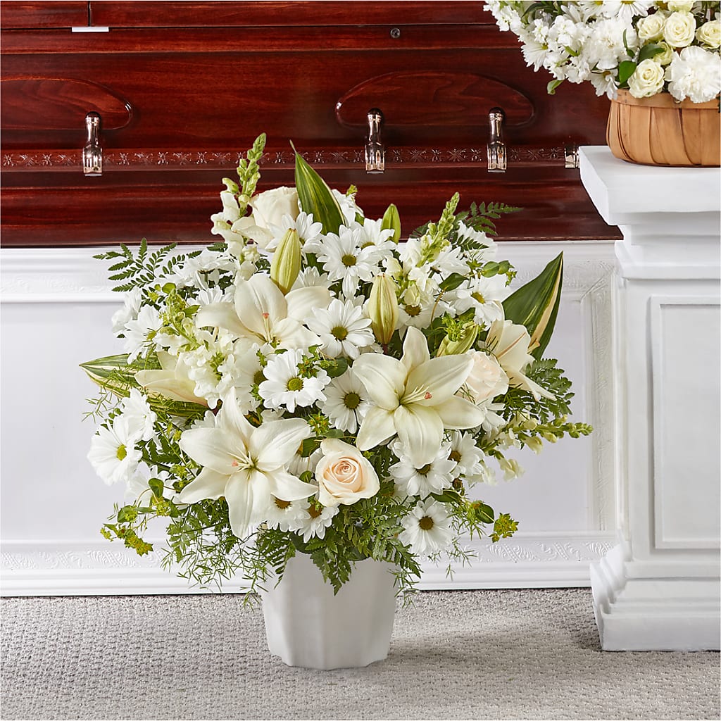 Thoughts of Tranquility Floor Basket – Hilltop Florist Llc, Stanford KY
