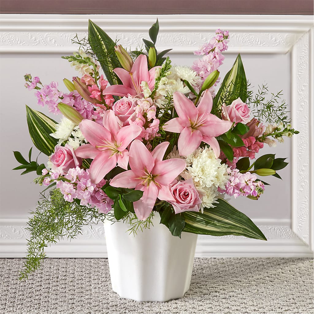 Simply Serene Floor Basket – Hilltop Florist Llc, Stanford KY