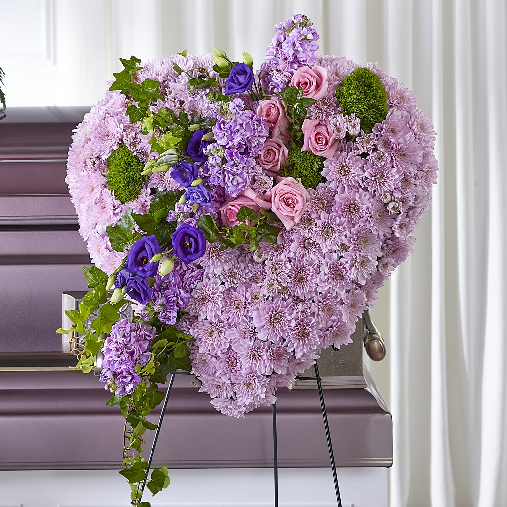 Treasured Love Standing Heart – Hilltop Florist Llc, Stanford KY