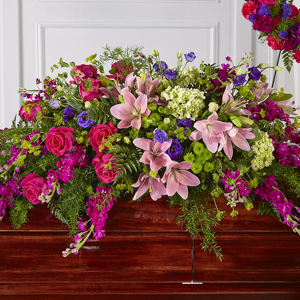 Radiant Tribute Casket Spray – Hilltop Florist Llc, Stanford KY