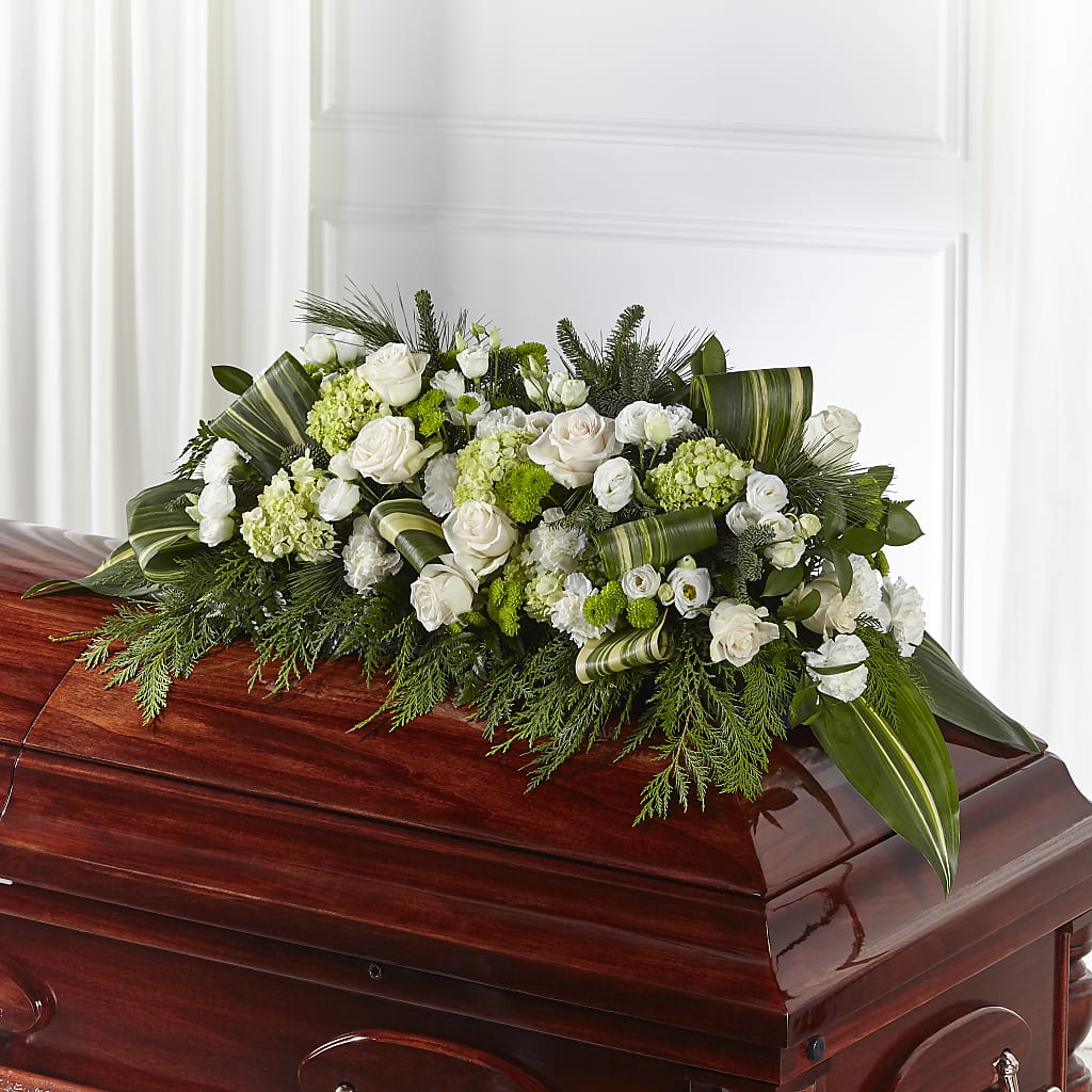 Hopeful Gesture Casket Spray – Hilltop Florist Llc, Stanford KY
