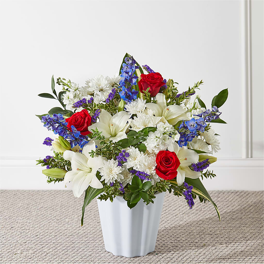 Consoled Floor Basket – Hilltop Florist Llc, Stanford KY