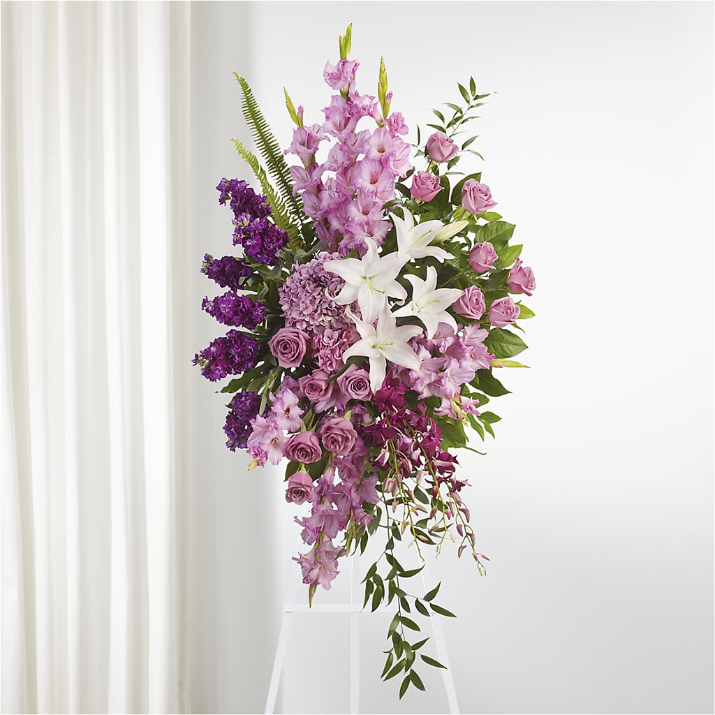 Never Alone Standing Spray – Hilltop Florist Llc, Stanford KY