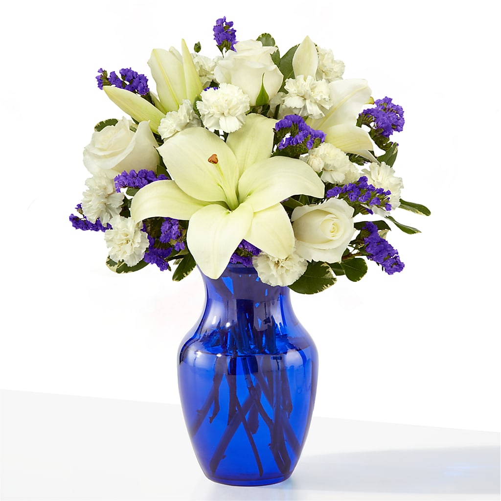 Sapphire Rush Bouquet – Hilltop Florist Llc, Stanford KY