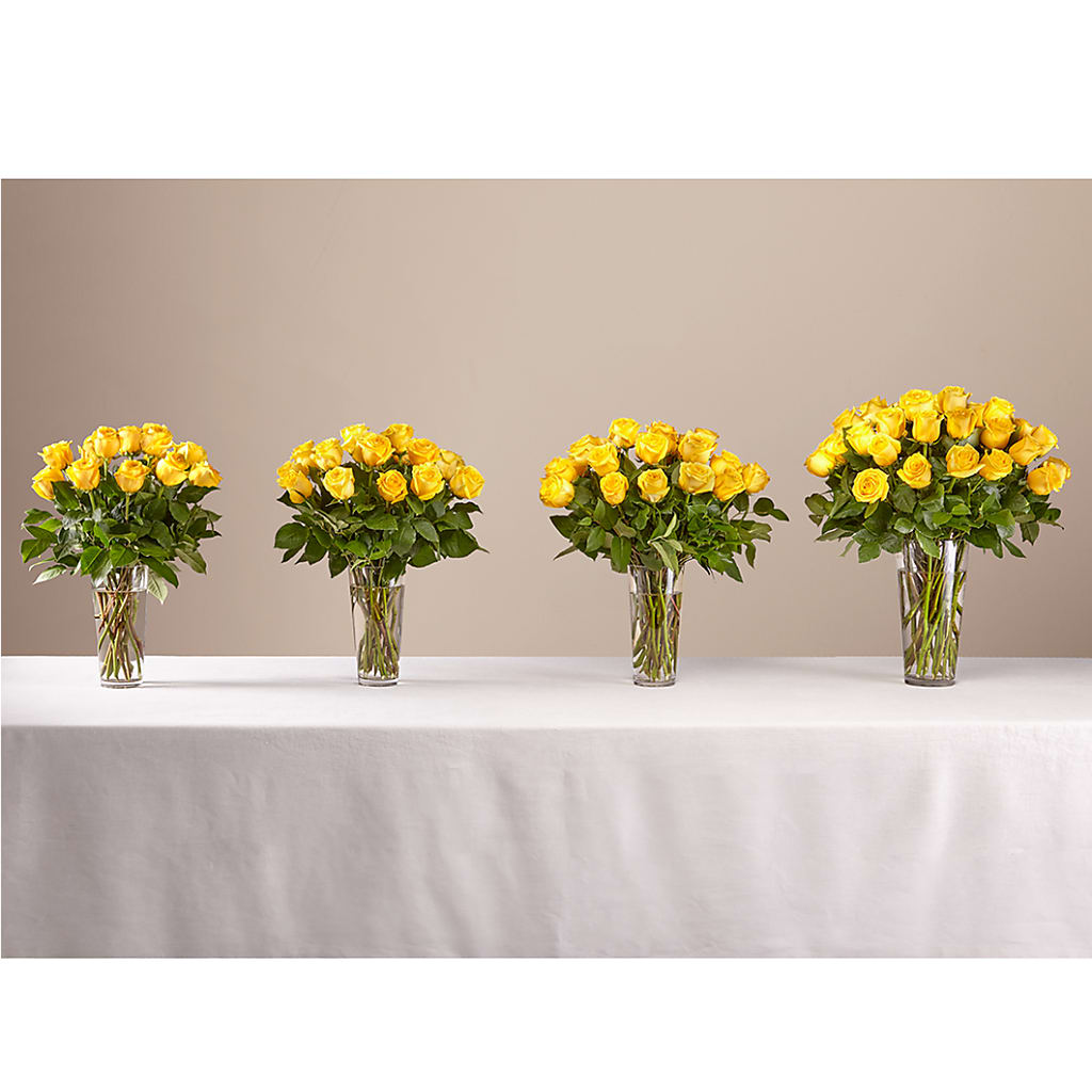 Long Stem Yellow Rose Bouquet –  Hilltop Florist Llc, Stanford KY
