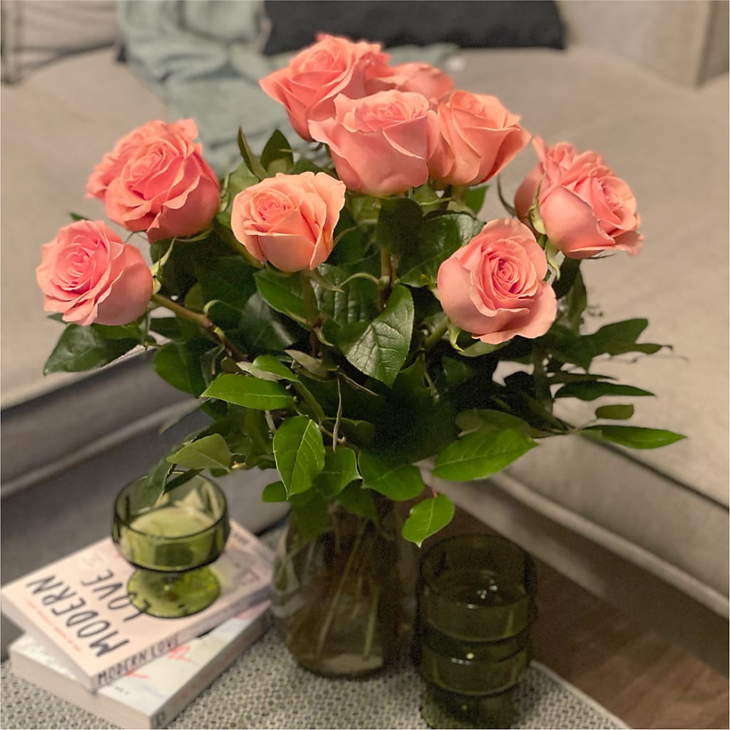 Long Stem Pink Rose Bouquet –  Hilltop Florist Llc, Stanford KY