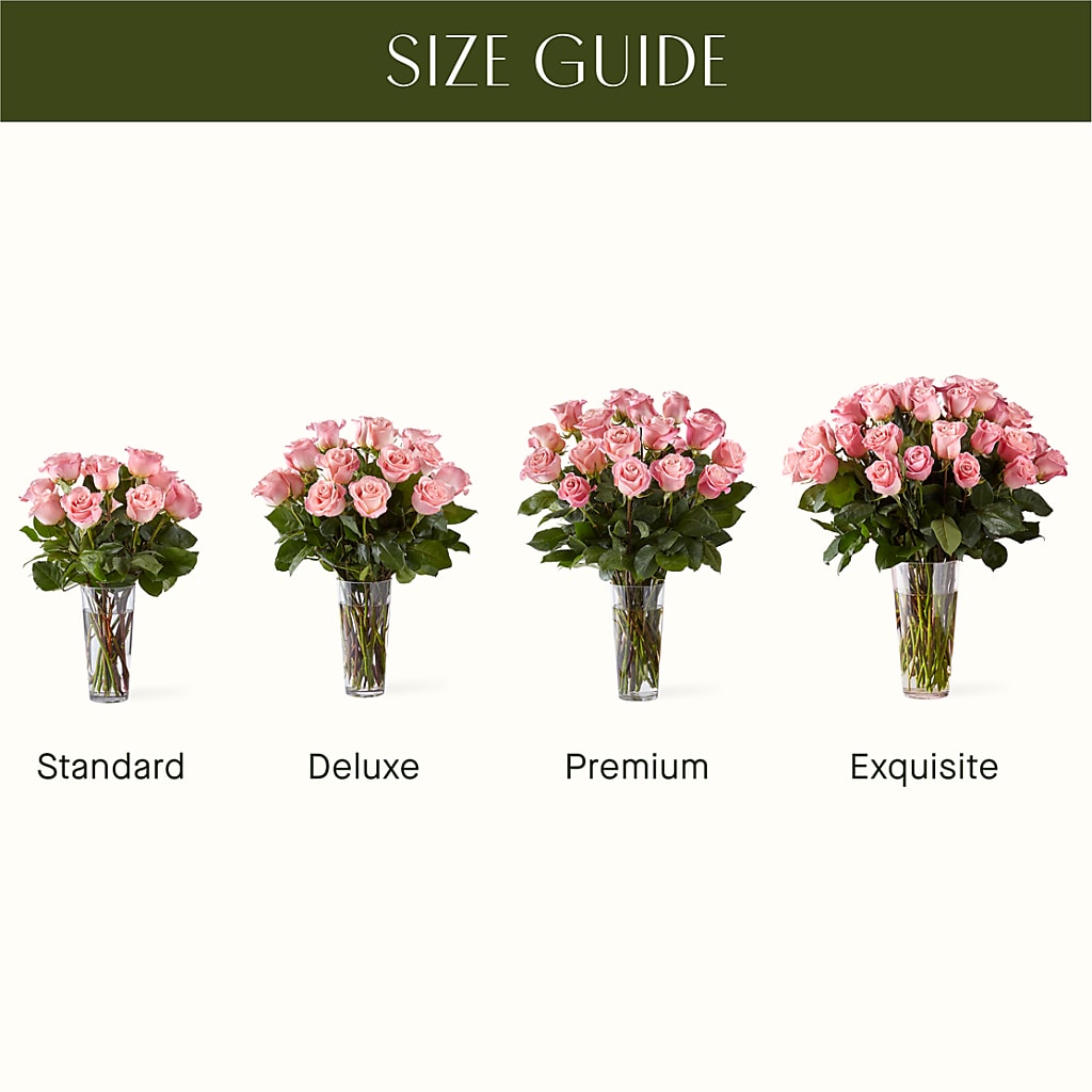 Long Stem Pink Rose Bouquet –  Hilltop Florist Llc, Stanford KY