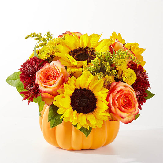 Golden Gourd Pumpkin Bouquet –  Hilltop Florist Llc, Stanford KY