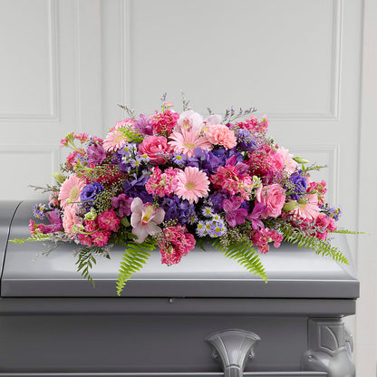 Glorious Garden Casket Spray –  Hilltop Florist Llc, Stanford KY