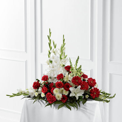 Crimson & White Arrangement –  Hilltop Florist Llc, Stanford KY