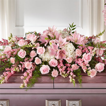 Life & Remembrance Casket Spray –  Hilltop Florist Llc, Stanford KY