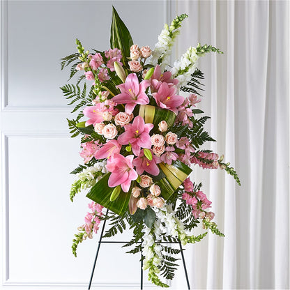 Elegant Embrace Standing Spray –  Hilltop Florist Llc, Stanford KY
