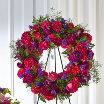 Calming Colors Wreath –  Hilltop Florist Llc, Stanford KY