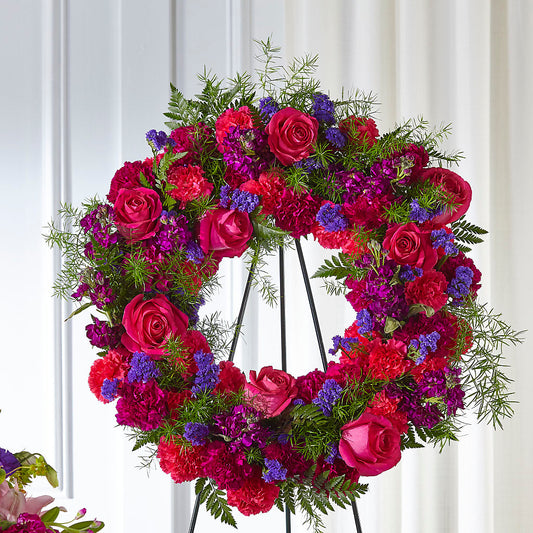 Calming Colors Wreath –  Hilltop Florist Llc, Stanford KY