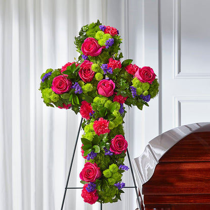 Tribute Rose Floral Cross –  Hilltop Florist Llc, Stanford KY