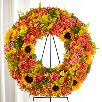 Autumnal Memories Wreath (Standard) –  Hilltop Florist Llc, Stanford KY