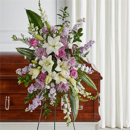 Grateful Hearts Standing Spray –  Hilltop Florist Llc, Stanford KY