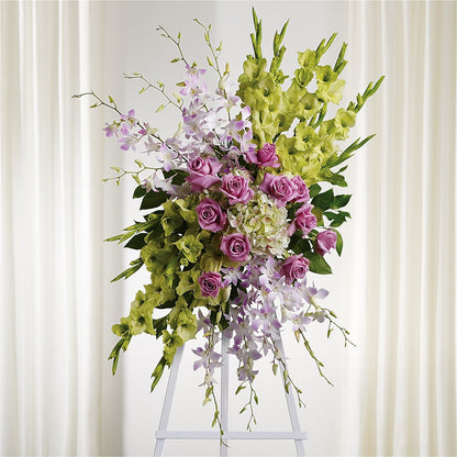 Lasting Legacy Standing Spray –  Hilltop Florist Llc, Stanford KY