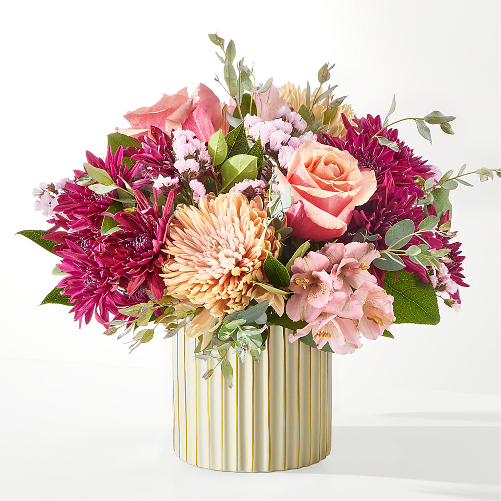 Berry Cobbler Bouquet with Ivory Vase –  Hilltop Florist Llc, Stanford KY