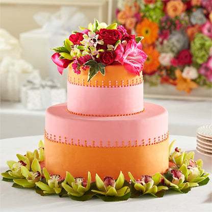 Sweet Citrus Cake Decor –  Hilltop Florist Llc, Stanford KY